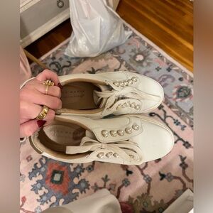 Alex Marie pearl platform sneakers